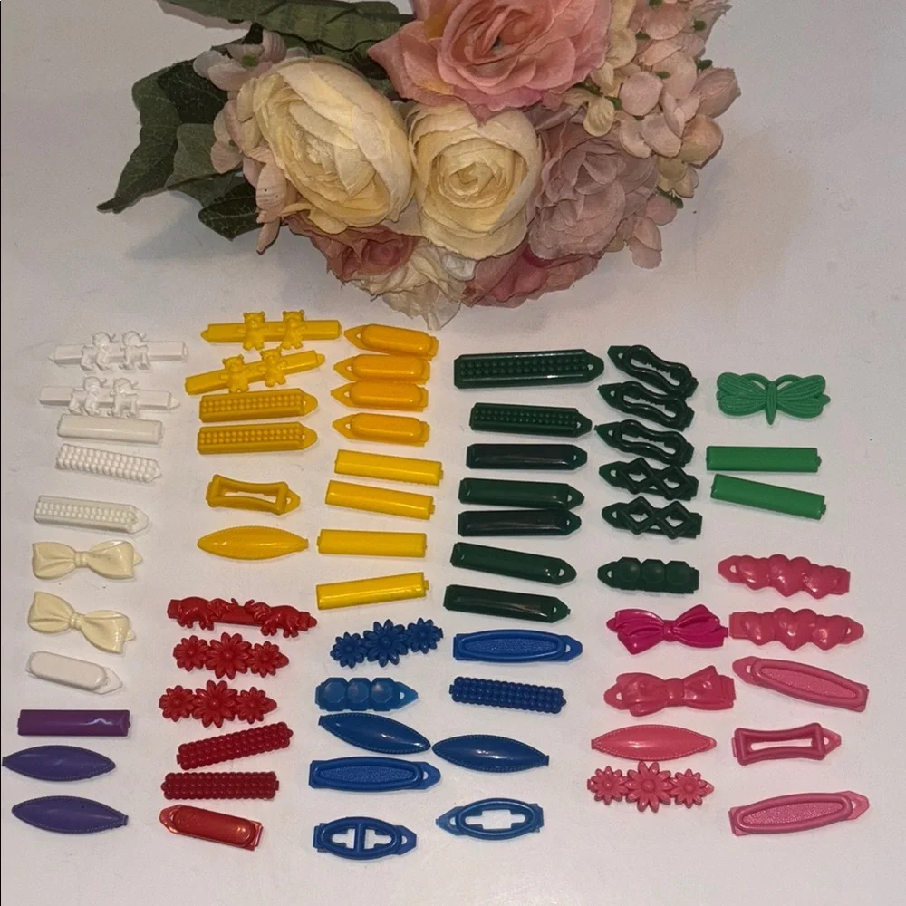 GOODY Vintage Snap-Tight Kiddie Barrettes 1980s Vintage Plastic barrettes